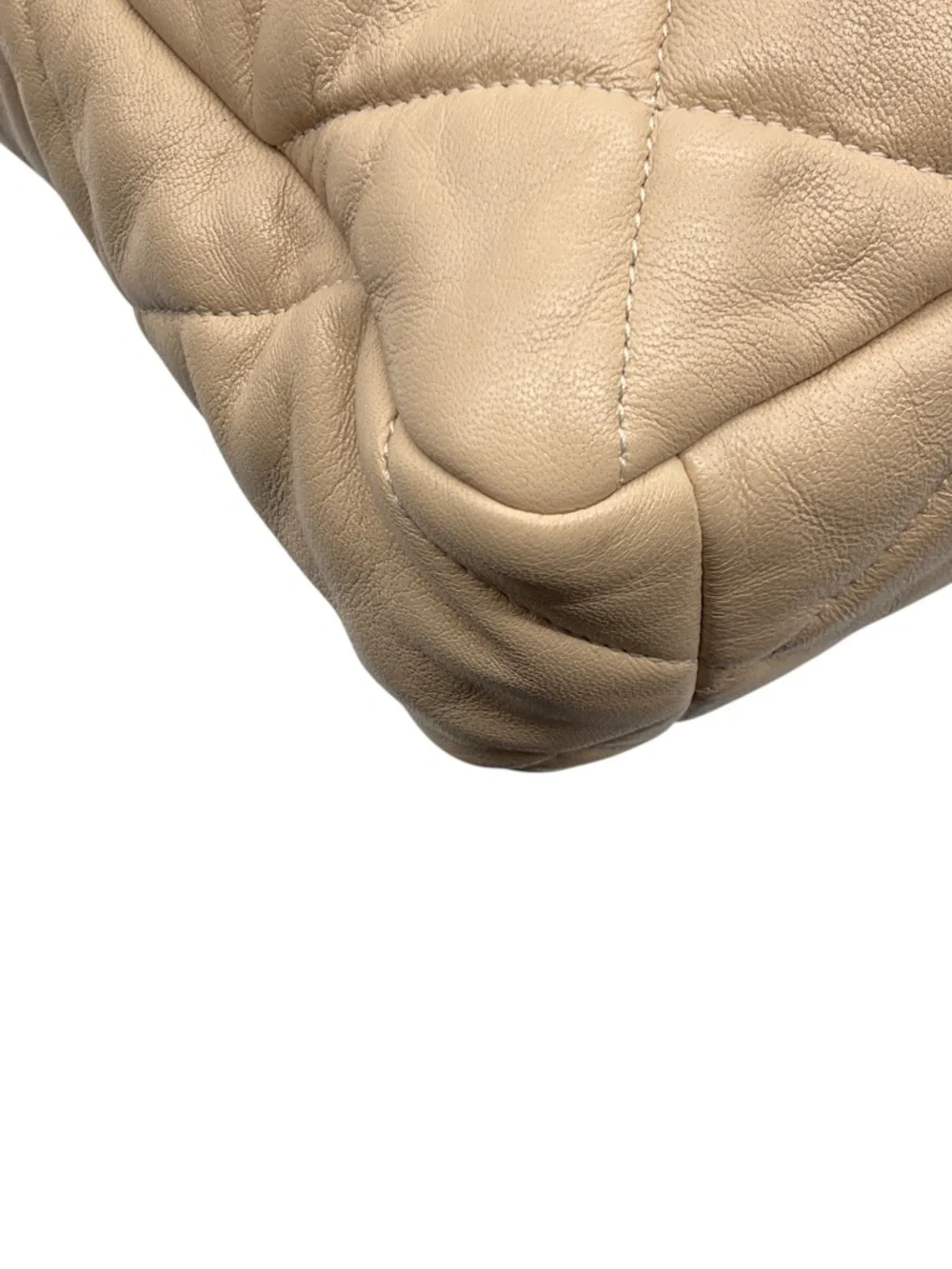 CHANEL BEIGE 2020 QUILTED LAMBSKIN LEATHER MEDIUM CHANEL 19 FLAP SHOULDER BAG WI